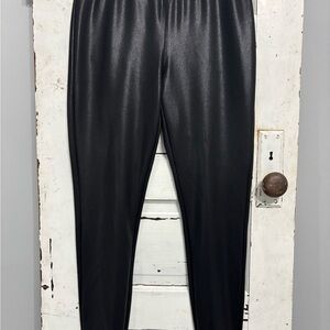 Express Black Textured Leggings